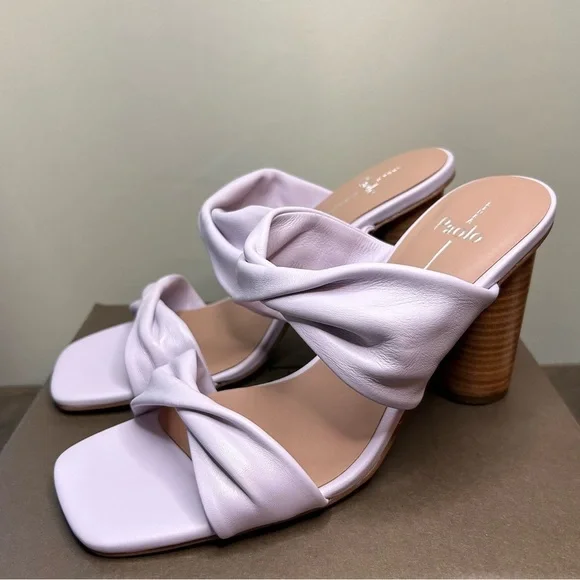Linea Paolo Imani Lavender Heeled Sandals Size 9.5